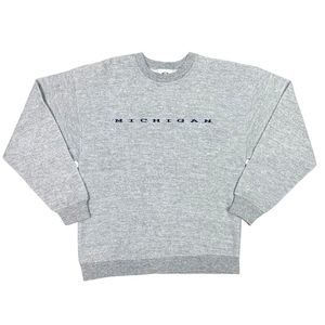 Vintage Olympus University of Michigan Embroidered Crew Neck - Size Large